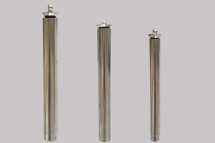 雙層喇叭花噴頭形似兩朵盛開的牽牛花，晶瑩透明，銀光閃閃蘑菇重疊水景，水體柔和優雅