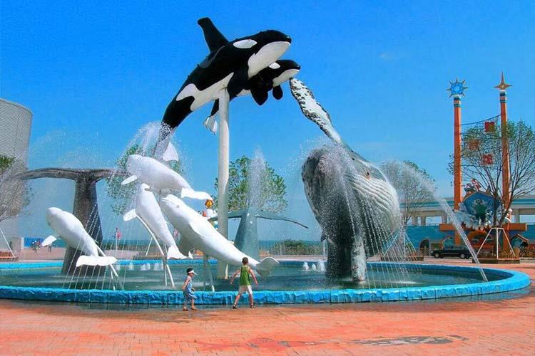 雕塑噴泉的人性化及景觀雕塑的觸覺空間