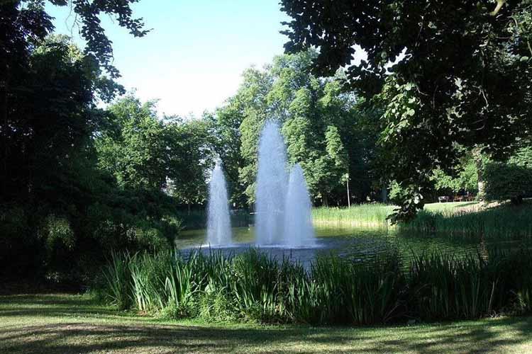 音樂噴泉周邊的商業地段帶來了豐富的人流，具有一定商業投資價值