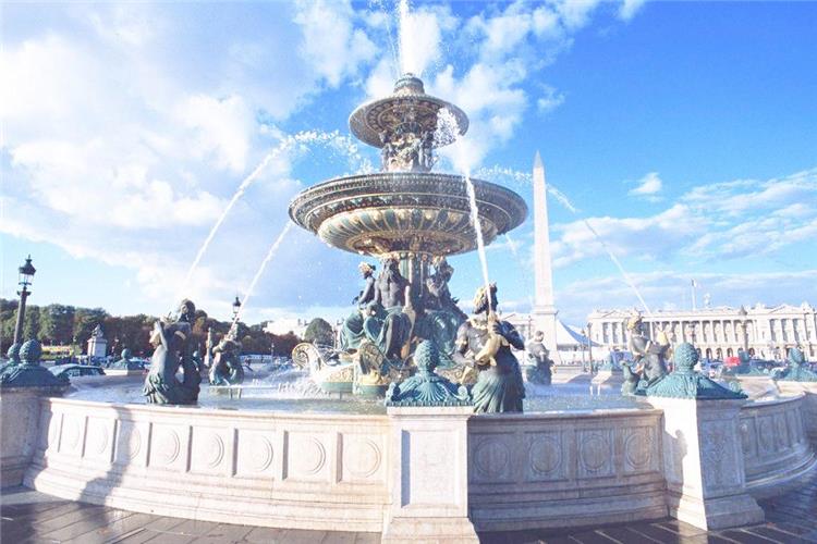 歐式噴泉雕塑