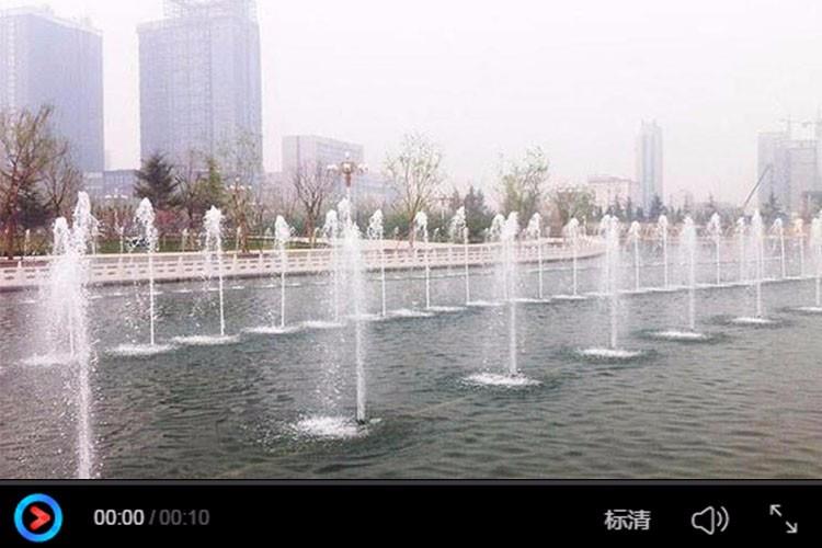 山東鄆城縣福樂養老公寓音樂噴泉