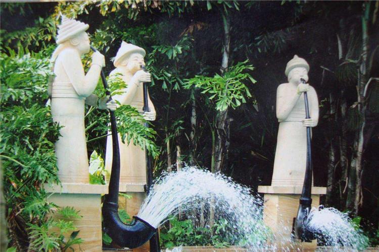 流水噴泉
