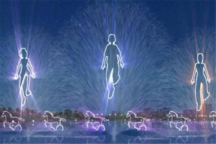 嚴禁踐踏水幕電影噴泉埋件或將其作為施工受力構件