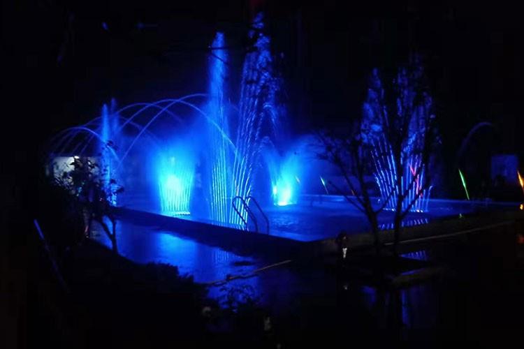 德州禹城蘭歐酒店音樂噴泉2019年9月10日