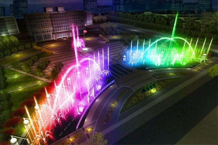 噴泉水景設計要強調人的參與，盡量滿足人們的親水性，噴泉水景作為人們休閑娛樂的場所，可使人們近距離觀賞噴泉