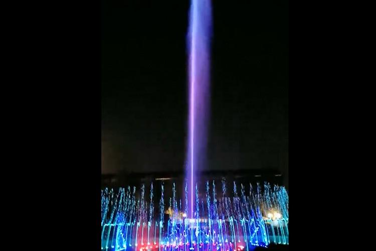 山東泰安華能電廠音樂噴泉