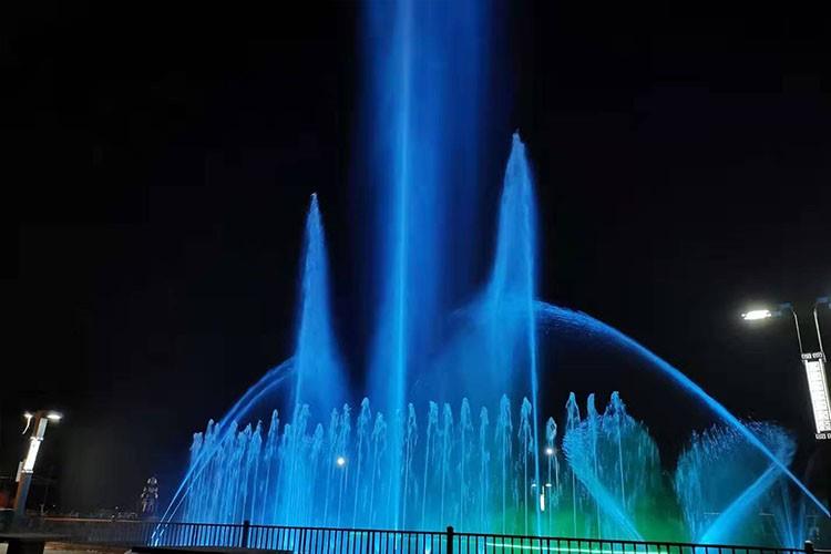 河南省濮陽縣梁莊鎮忠義文化廣場音樂噴泉