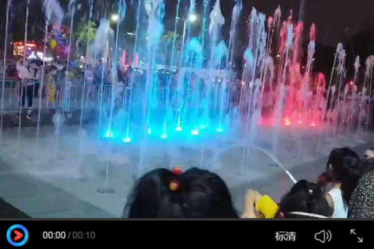 鄒城市城前體育廣場矩陣式旱噴