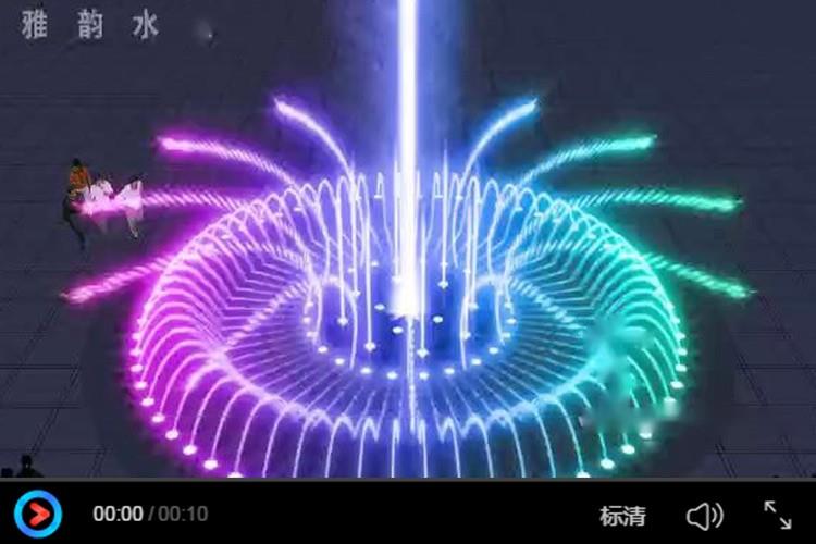 菏澤世貿中心音樂噴泉